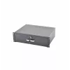 RACKTEL RL-SZ3U Gaveta deslizante 3U para racks de 19 polegadas, preto (RAL 9005)