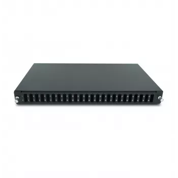 RACKTEL RL-PFWDPX24 Painel de ligação de fibra ótica SC duplex 24 portas, 1U, preto