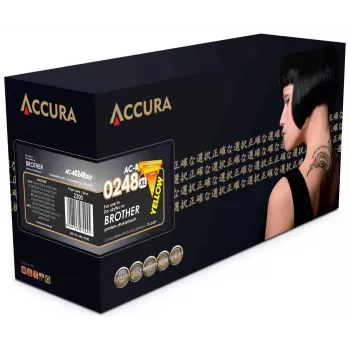 Toner Accura Brother (TN-248XLY) Compatível - Amarelo Alto Rendimento