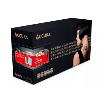 Cartucho de toner compatível Accura Canon CRG-052H (2200C002) Alto Rendimento Preto