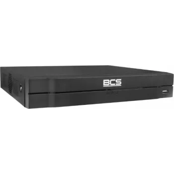 BCS Gravador de Vídeo em Rede PoE 4K 8 Canais NVR, 8 Portas PoE, H.265+, 1 Baía SATA HDD, BCS-L-NVR0801-4KE-8P(2L)