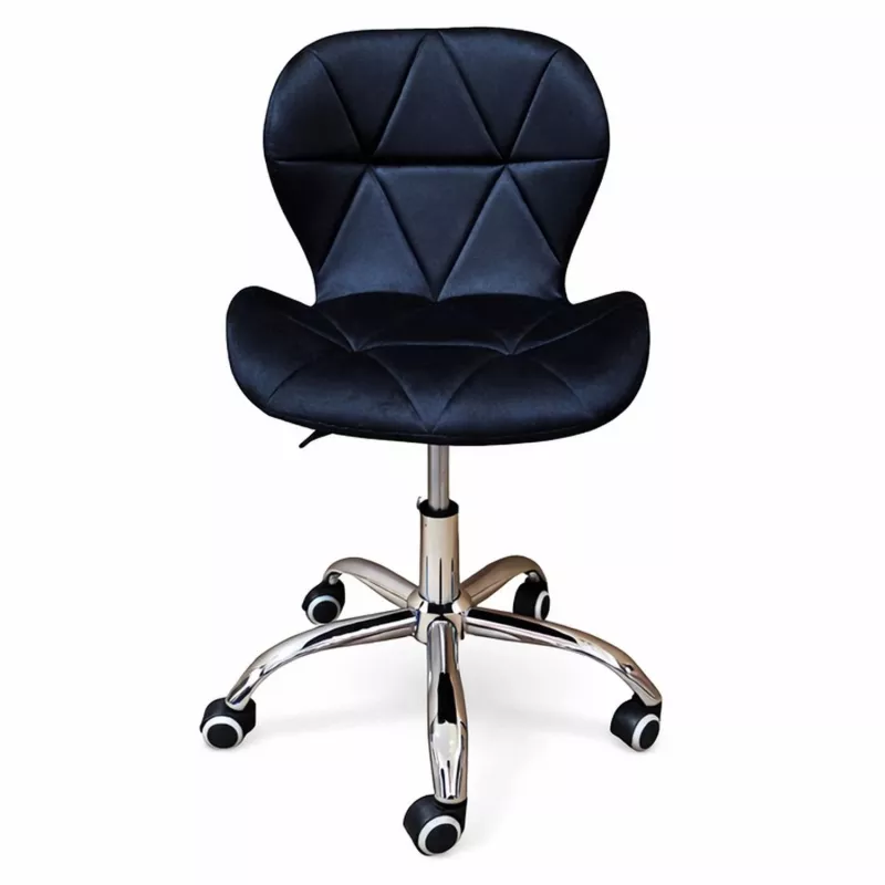 Cadeira de escritório EXTRALINK Velour preto