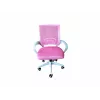 Cadeira giratória de escritório EXTRALINK HOME rosa tecido de malha