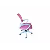Cadeira giratória de escritório EXTRALINK HOME rosa tecido de malha