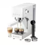AMZCHEF CE-EM3131-WT máquina de café de pistão (branco) - máquina de espresso 20 bar com bico de vapor