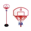 LEAN TOYS Cesto de basquetebol ajustável para crianças com bola para jardim
