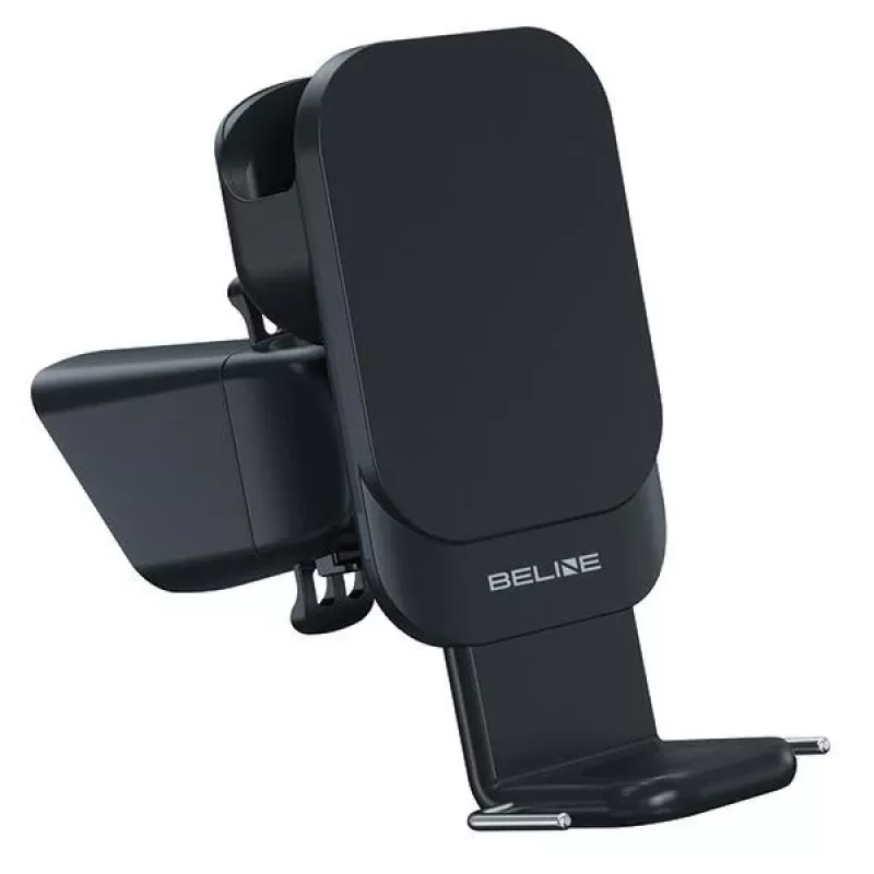 Beline Suporte de carro com carregamento sem fios 3-em-1 para smartphone, Apple Watch, AirPods - BLNWCH01