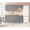 STOLKAR Cosmo Design ANIKA Conjunto de móveis de cozinha Grafite/Grafite 2.0 - 6 peças