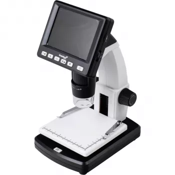 Microscópio digital Levenhuk DTX 500 LCD 20x-500x 5MP ecrã de 3,5 polegadas