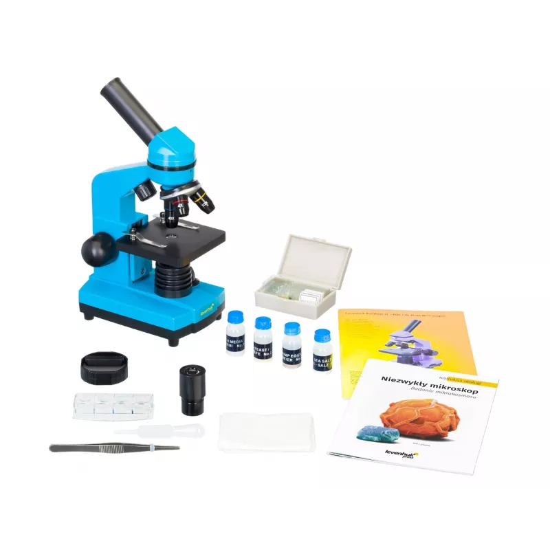 Microscópio biológico Levenhuk Rainbow 2L Moonstone 40x-400x