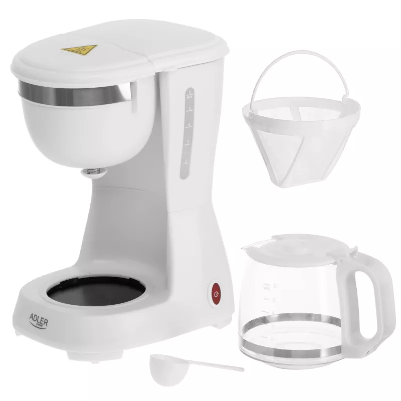 Adler AD 4381 Máquina de café de filtro, 600 W, branco