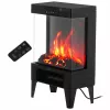 Termoventilador cerâmico PTC Adler AD 7755 2000W com comando, preto