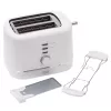 Torradeira Adler AD 3224 branca 750W de 2 ranhuras