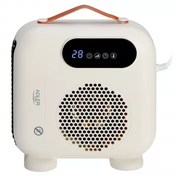 Termoventilador cerâmico Adler AD 7756 1500W preto