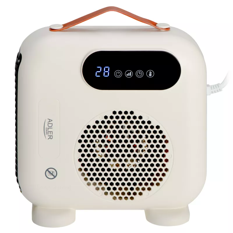 Termoventilador cerâmico Adler AD 7756 1500W preto