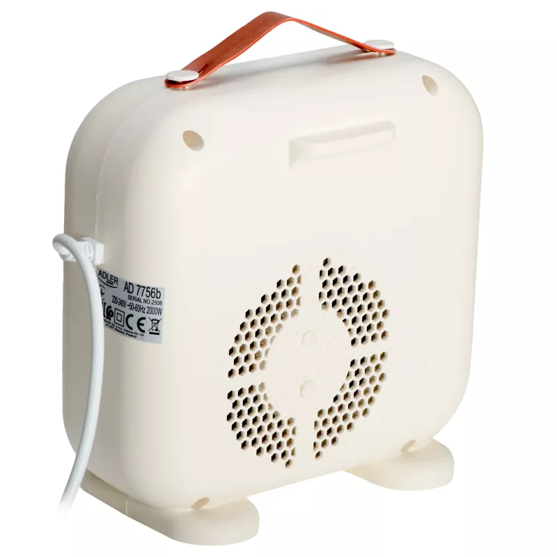 Termoventilador cerâmico Adler AD 7756 1500W preto