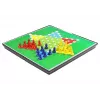 LEAN TOYS Conjunto de tabuleiro magnético 7 em 1 Xadrez Ludo Gamão Damas