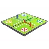 LEAN TOYS Conjunto de tabuleiro magnético 7 em 1 Xadrez Ludo Gamão Damas