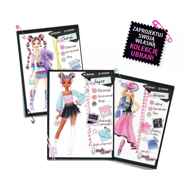 EPEE Fashion Design Kit criativo com mesa de luz LED - Projeto Moda