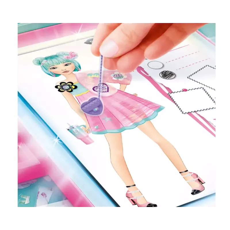 EPEE Fashion Design Kit criativo com mesa de luz LED - Projeto Moda