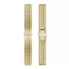 Beline Bracelete para relógio 20mm metal favo de mel dourado