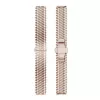 Beline Bracelete para relógio 20mm metal favo de mel rosa dourado