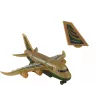 LEAN TOYS avião R/C telecomandado militar camuflado luzes comando