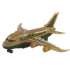 LEAN TOYS avião R/C telecomandado militar camuflado luzes comando