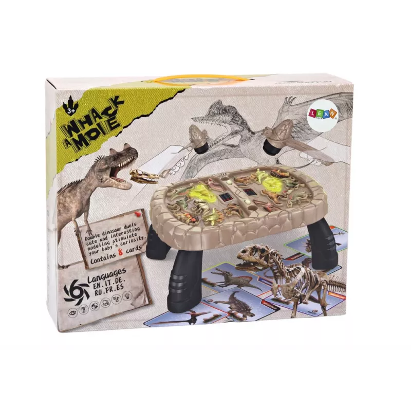 LEAN TOYS Jogo de Arcada Whac-a-mole Dinossauros Mesa