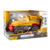LEAN TOYS carro todo-o-terreno dinossauro com tração por fricção camião basculante laranja