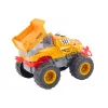 LEAN TOYS carro todo-o-terreno dinossauro com tração por fricção camião basculante laranja