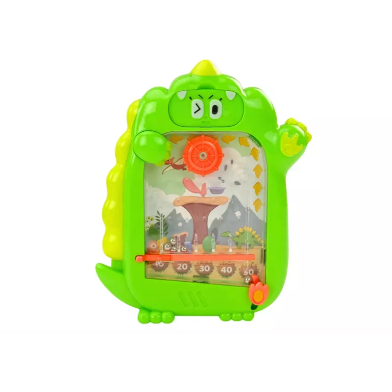 LEAN TOYS Quadro de desenho jogo de bolso 2 em 1 verde dinossauro