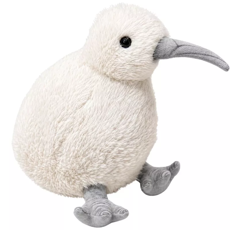 LEAN TOYS Peluche kiwi mascote ave branco 17 cm