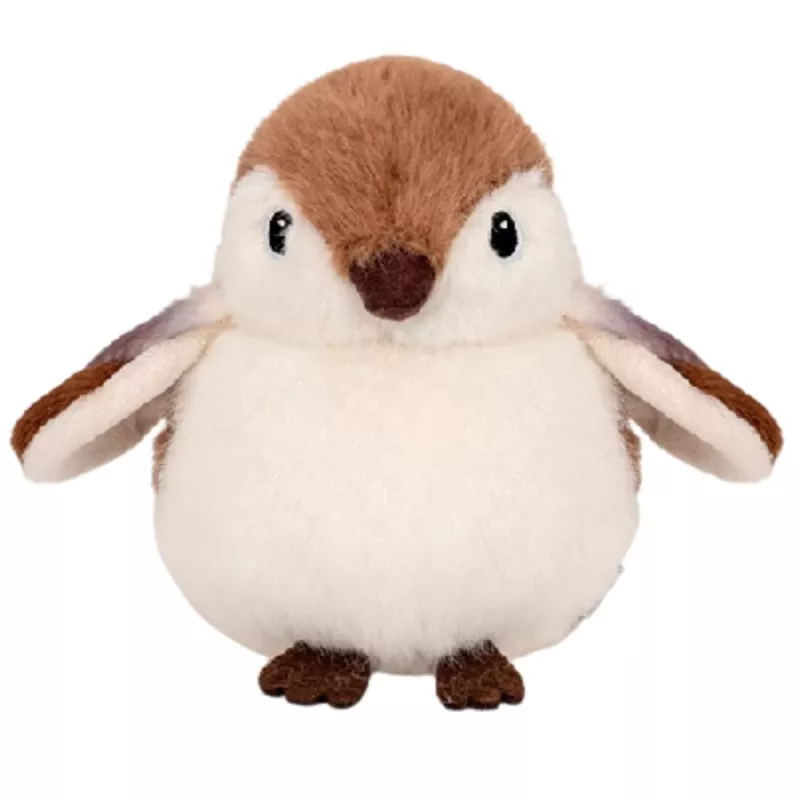 LEAN TOYS Peluche Pardal Castanho 12 cm
