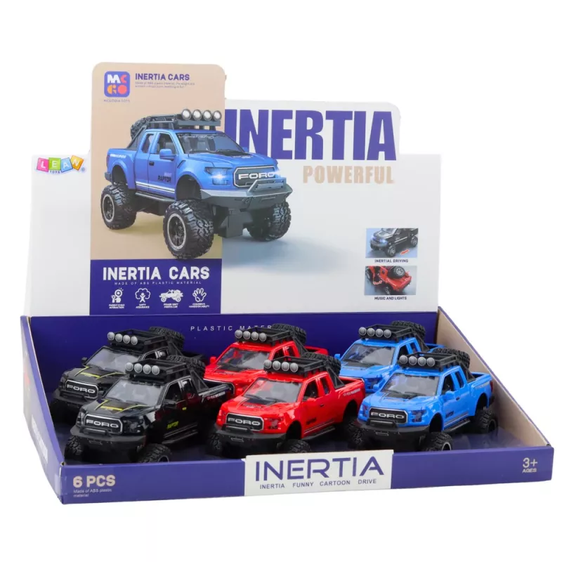 LEAN TOYS Veículo todo-o-terreno Raptor com portas que abrem, tração, luzes e mix de sons