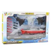 LEAN TOYS Conjunto militar navio submarino aviões de combate mísseis