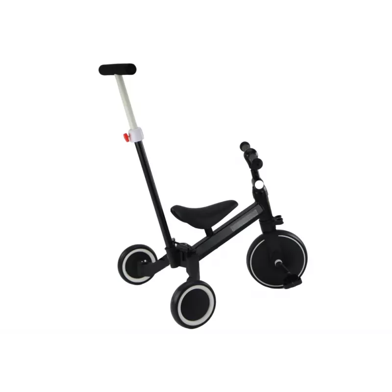 LEAN TRIKE PRO50 Triciclo com Barra de Empurrar Preto