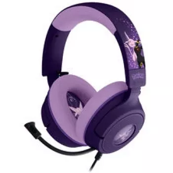 Razer Kraken V4 X Edição Pokémon Espeon/Umbreon Headset Gaming com Fio