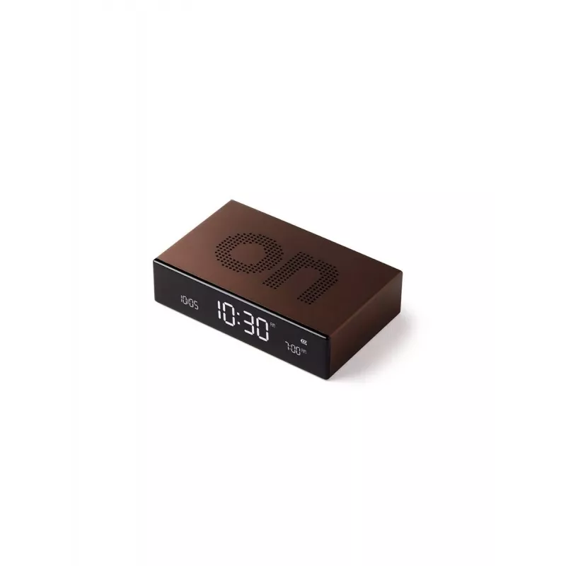 Lexon Flip Premium Despertador de Dois Lados Bronze LR152BZ
