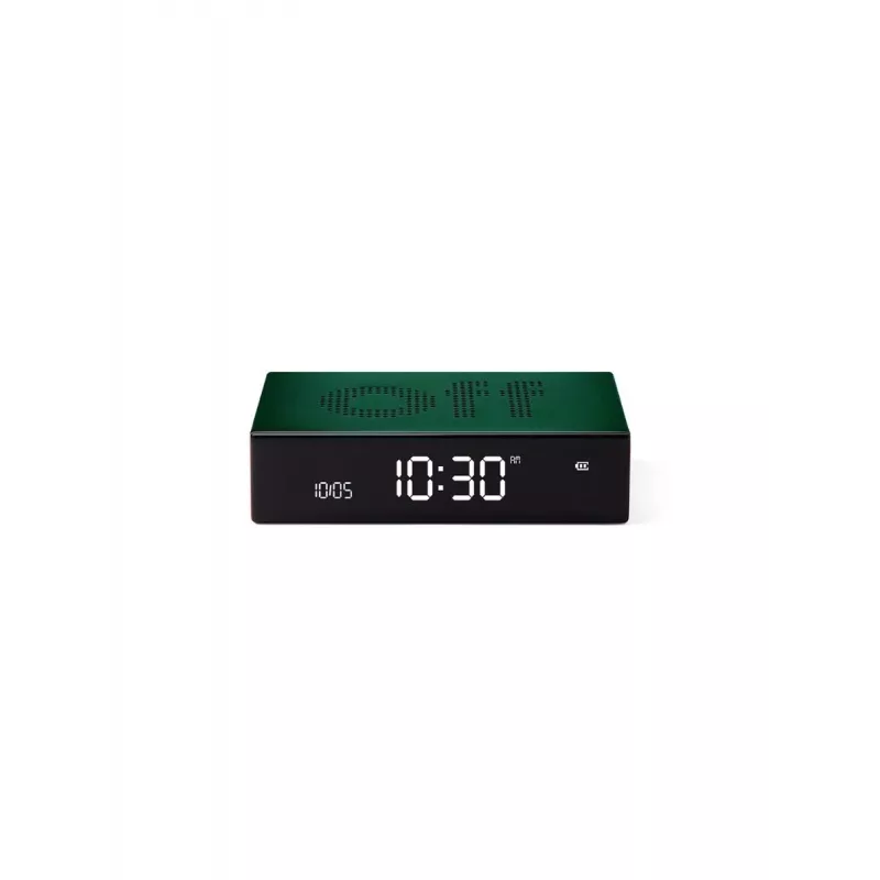 LEXON Flip Premium Despertador Digital Verde Escuro LR152DG1