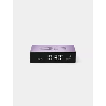 LEXON Flip Premium Despertador de Dois Lados Roxo LR152LL