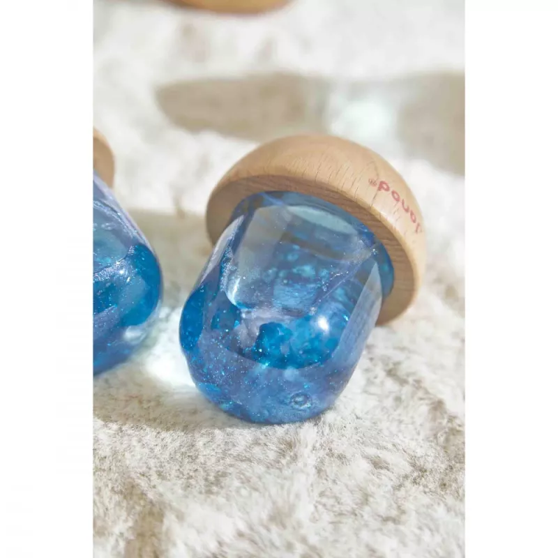 Janod Bola de Neve Sensorial com Brilho Azul 12m+