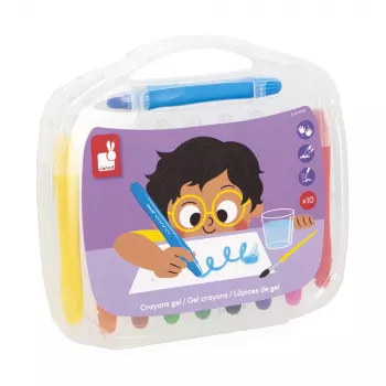 Janod Lápis de Gel 10 Cores 3+