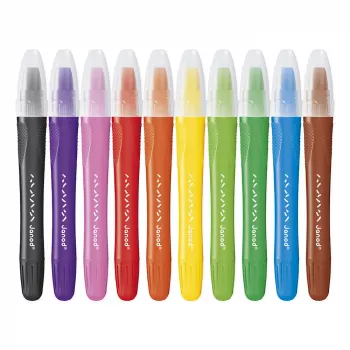 Janod Lápis de Gel 10 Cores 3+
