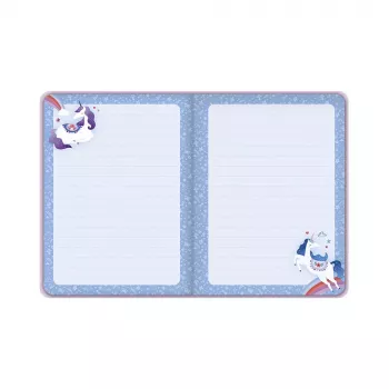 Janod Unicorn Dreamland Caderno com Elástico, 6+