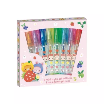 Janod Canetas de Gel Mini 8 Cores Fruity Cuties 6+