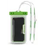 Bolsa à prova de água para telemóvel Seawag Element Proof Case branca/verde