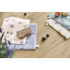Conjunto de sacos de lanche Lassig, pack de 2, Tiny Team Cat, sacos reutilizáveis com fecho
