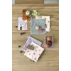 Conjunto de sacos de lanche Lassig, 2 peças, Tiny Team Doggy bege/castanho