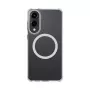 AMAZINGTHING Minimal Mag Capa com Anel Magnético para Samsung Galaxy S25 Edge - Transparente